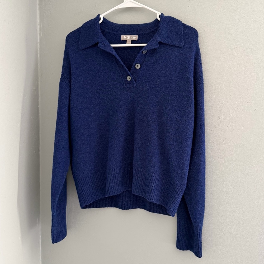 SOLD💙J.Crew Blue Sweater - Picture 4 of 6
